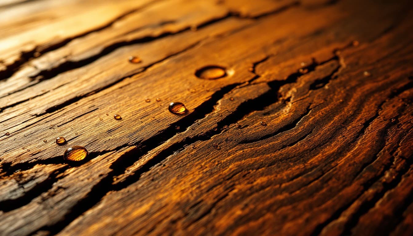 Natural wood grain